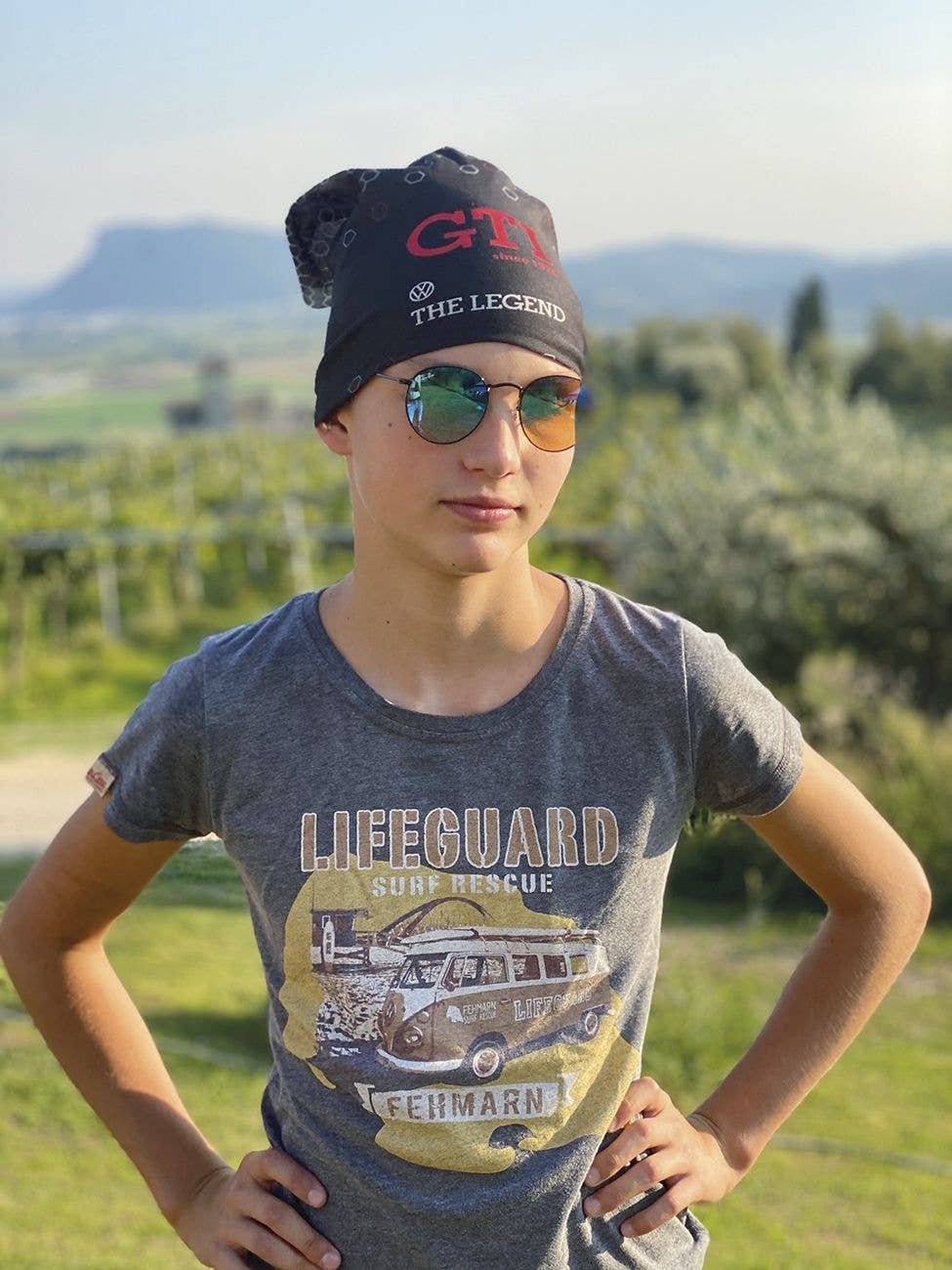 Écharpe tubulaire VW GTI Sport Leisure Gaitor Mask Headwear - BK