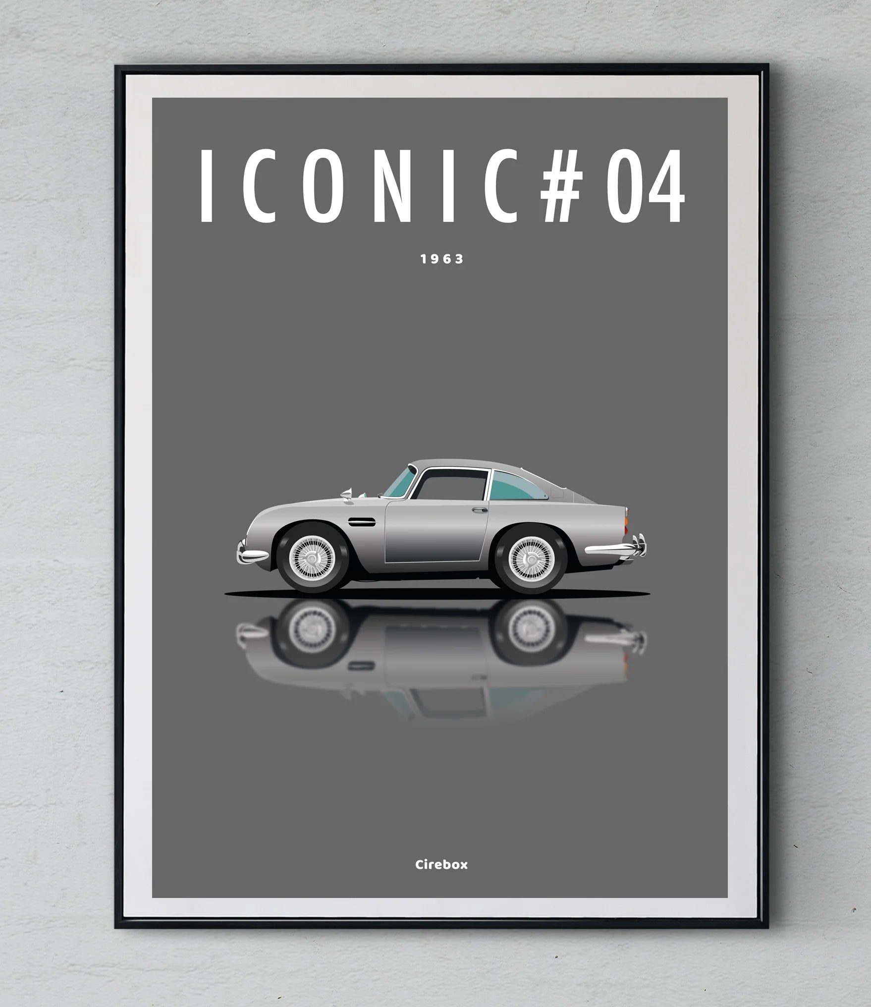 Affiche par Cirebox ICONIC ASTON MARTIN DB5 #04