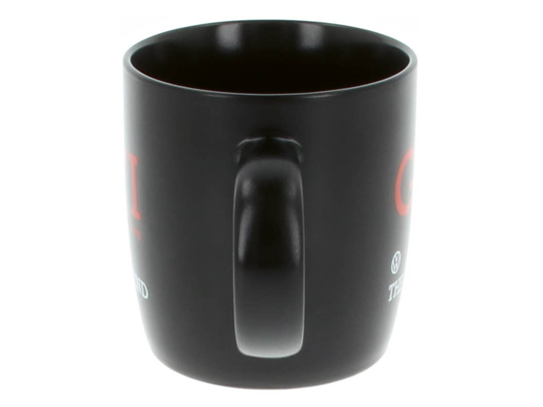 VW GTI Tasse à café 370 ml - NOIR ***ÉDITION SPÉCIALE 50e ANNIVERSAIRE***