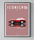 Affiche par Cirebox ICONIC FERRARI 250 GTO #06