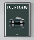 Affiche par Cirebox ICONIC PORSCHE 911 #08