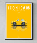 Affiche par Cirebox ICONIC PORSCHE 911 Targa #08