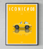 Affiche par Cirebox ICONIC PORSCHE 911 Targa #08