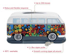 Distributeur de mouchoirs en forme de VW T1 Bus - Motif fleurs