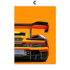 Affiche Voiture de Sport & Course - 60X90cm - Décoration Impression