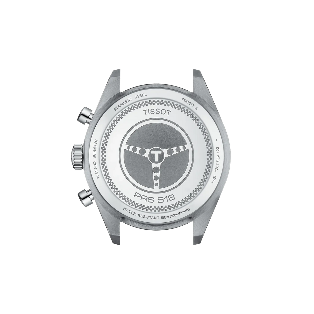 Montre Tissot SuperSport PRS 516 Chrono Bracelet Cuir Noir Aiguilles Rouge 100.417.16.051.00