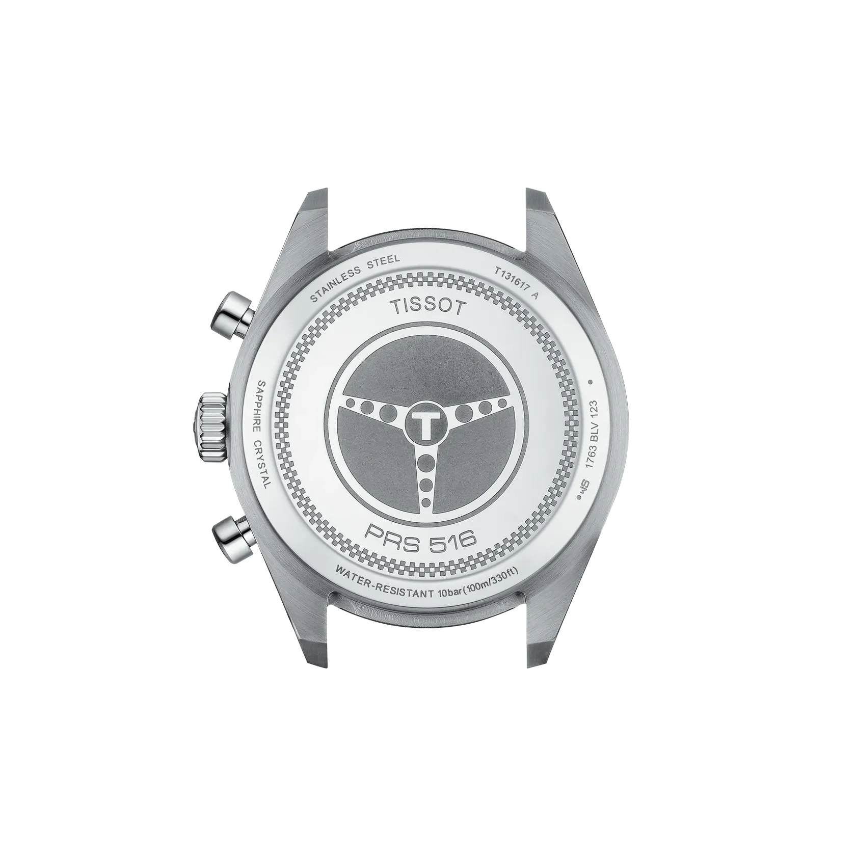 Montre Tissot SuperSport PRS 516 Chrono Bracelet Cuir Noir Aiguilles Rouge 100.417.16.051.00