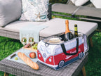 Glacière légère de voyage en forme de VW T1 Bus (25 l) – RD/WH