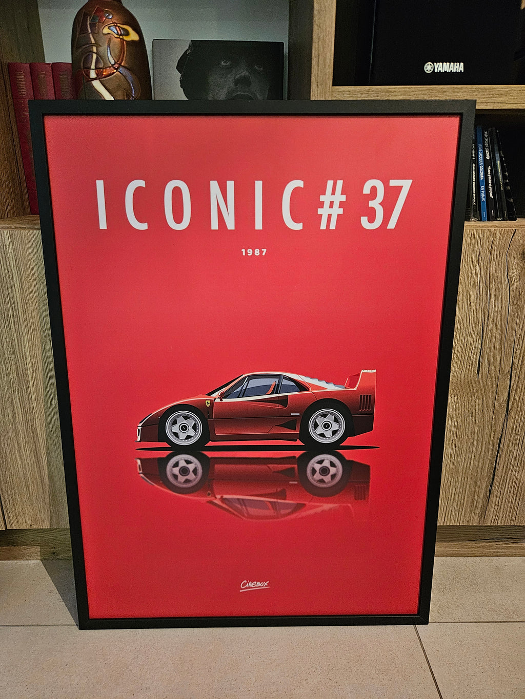 Table by Cirebox ICONIC #37 FERRARI F40 FOREX 5mm