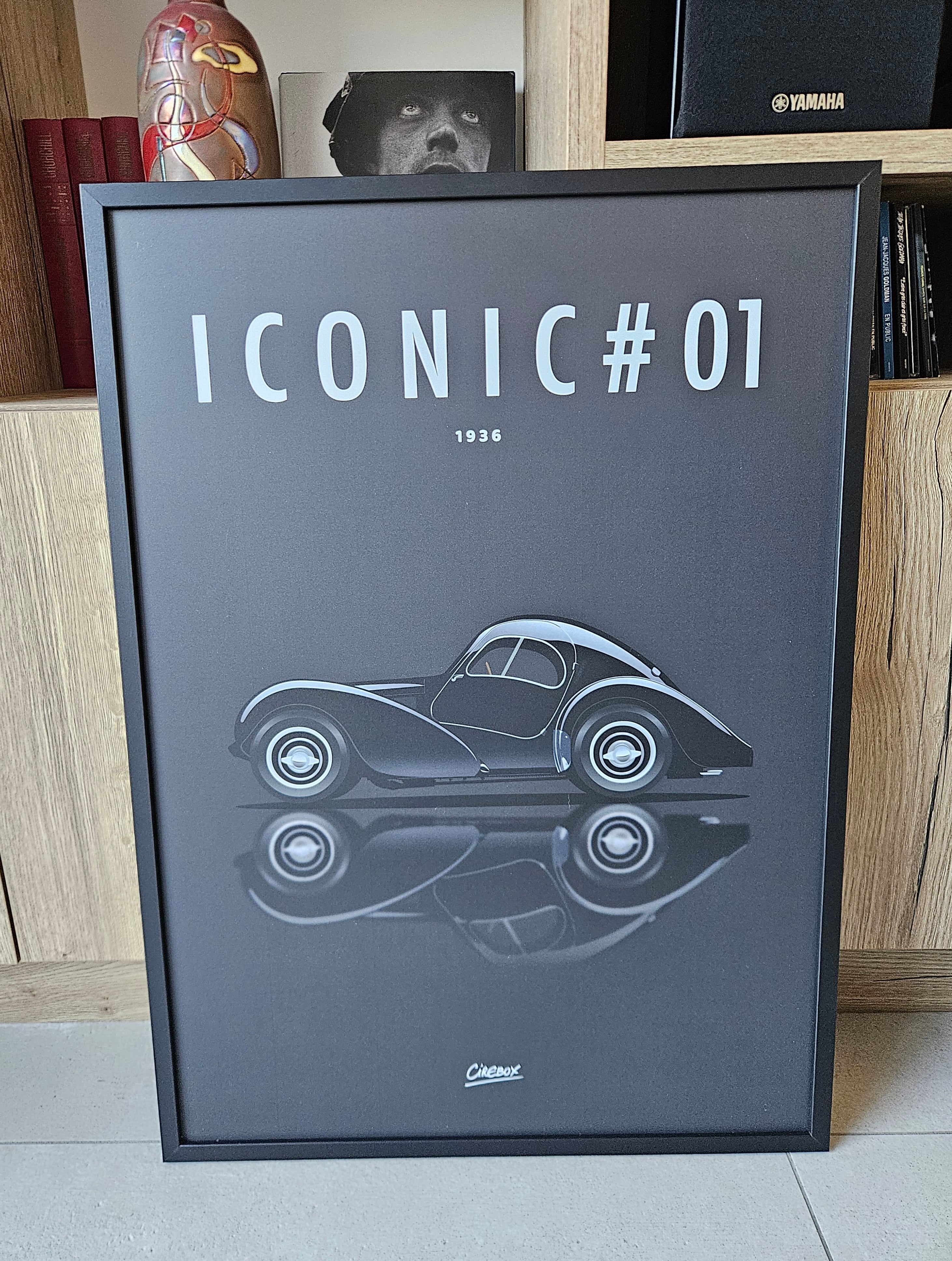 Tableau par Cirebox ICONIC BUGATTI TYPE 57 #01 FOREX 5mm