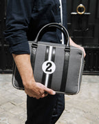 Sac ordinateur 13 pouces James NBN2 gris et blanc écologique