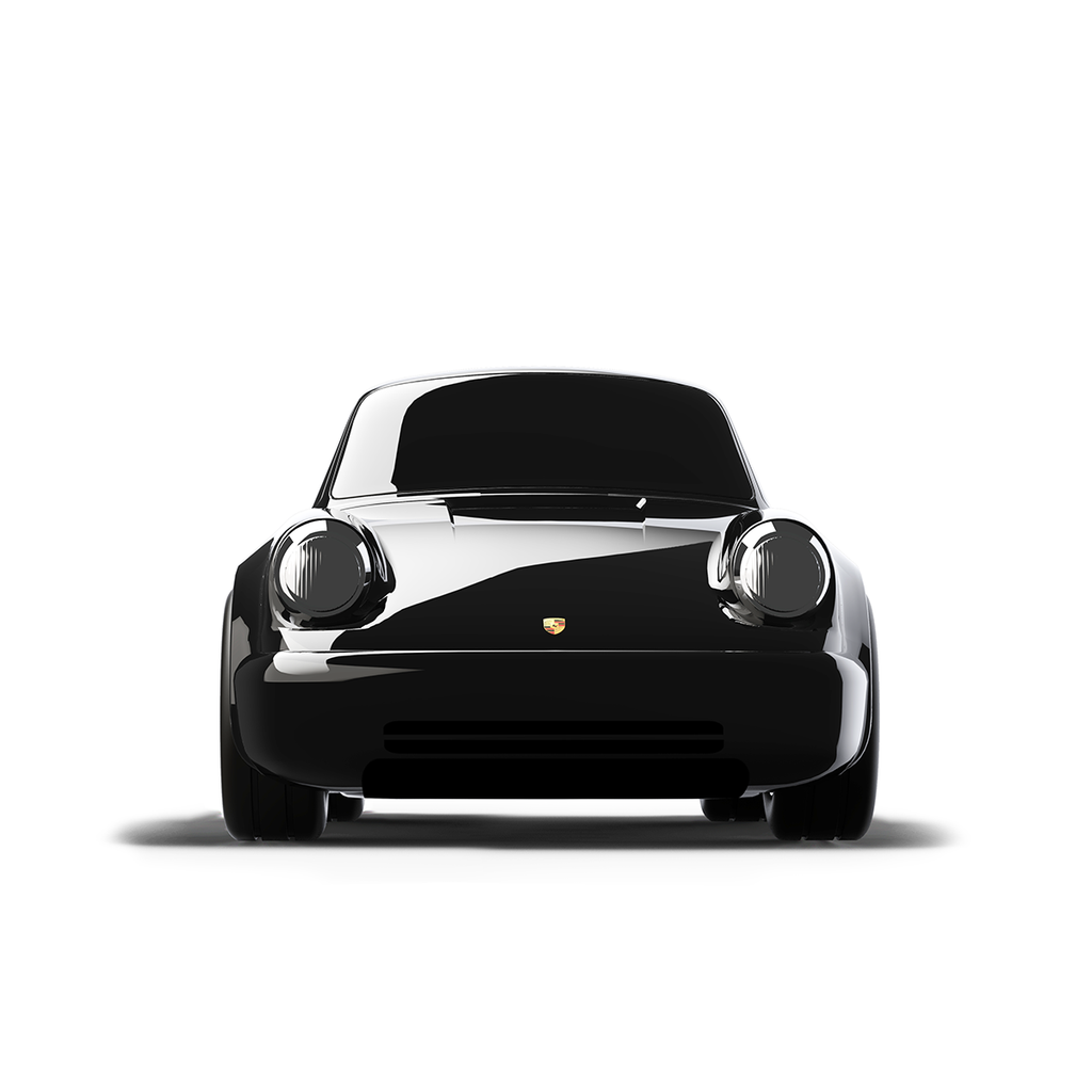 Jouet Petite voiture Baghera Porsche 911 Yellow - variante Black Metal / Silver Metal / Red 3+