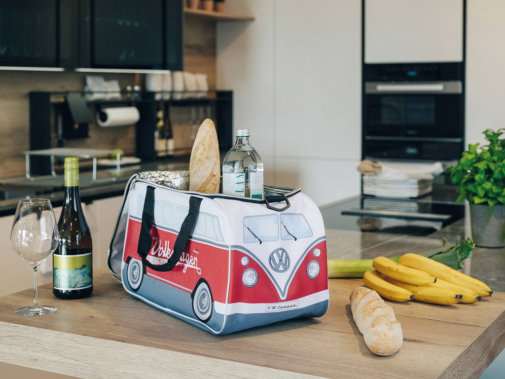 Glacière légère de voyage en forme de VW T1 Bus (25 l) – RD/WH