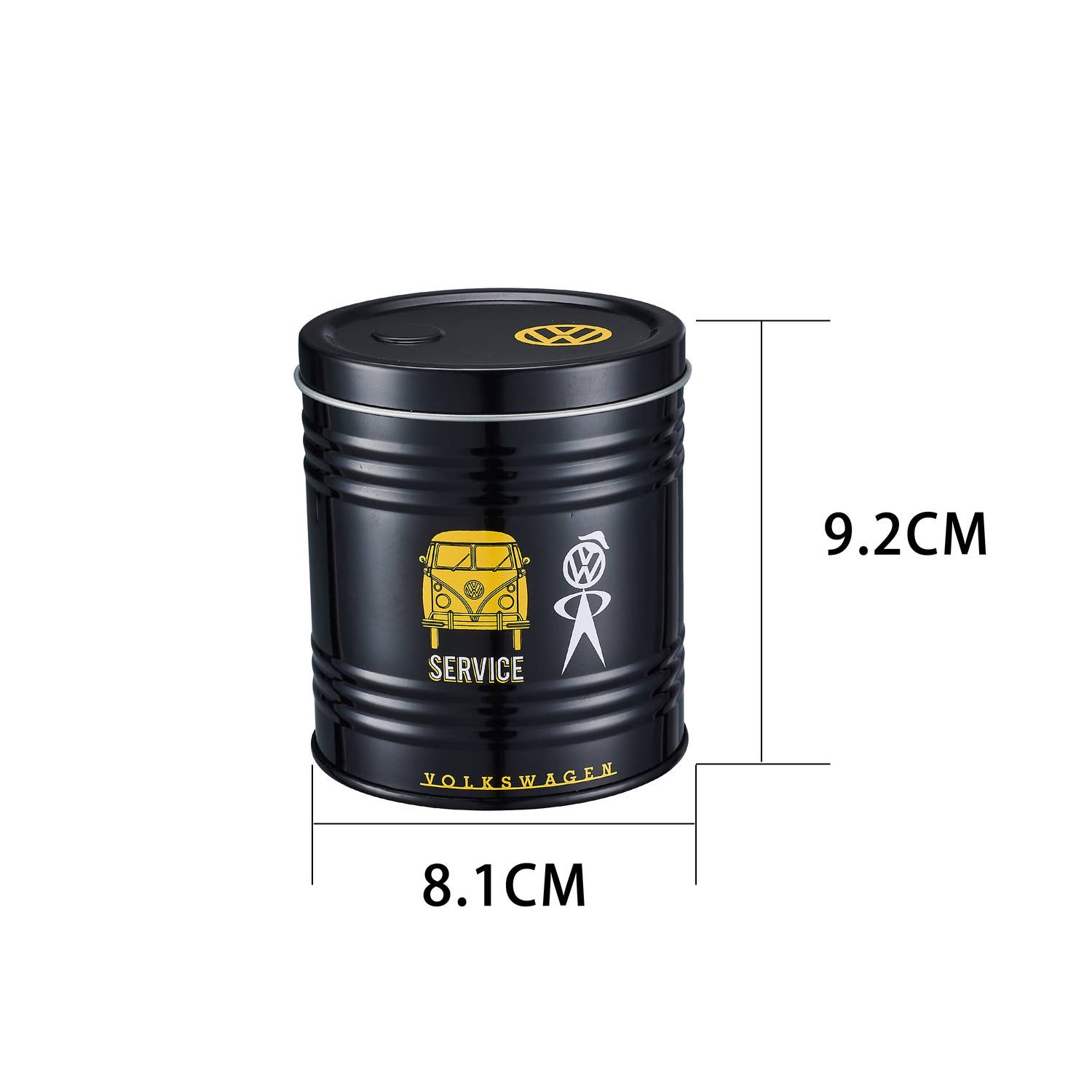 Cendrier portable bidon oil Volkswagen – Métal