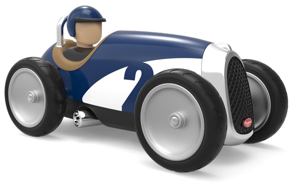 Baghera Premium Small Car Toy - Blue Race Car - Red variant 1+