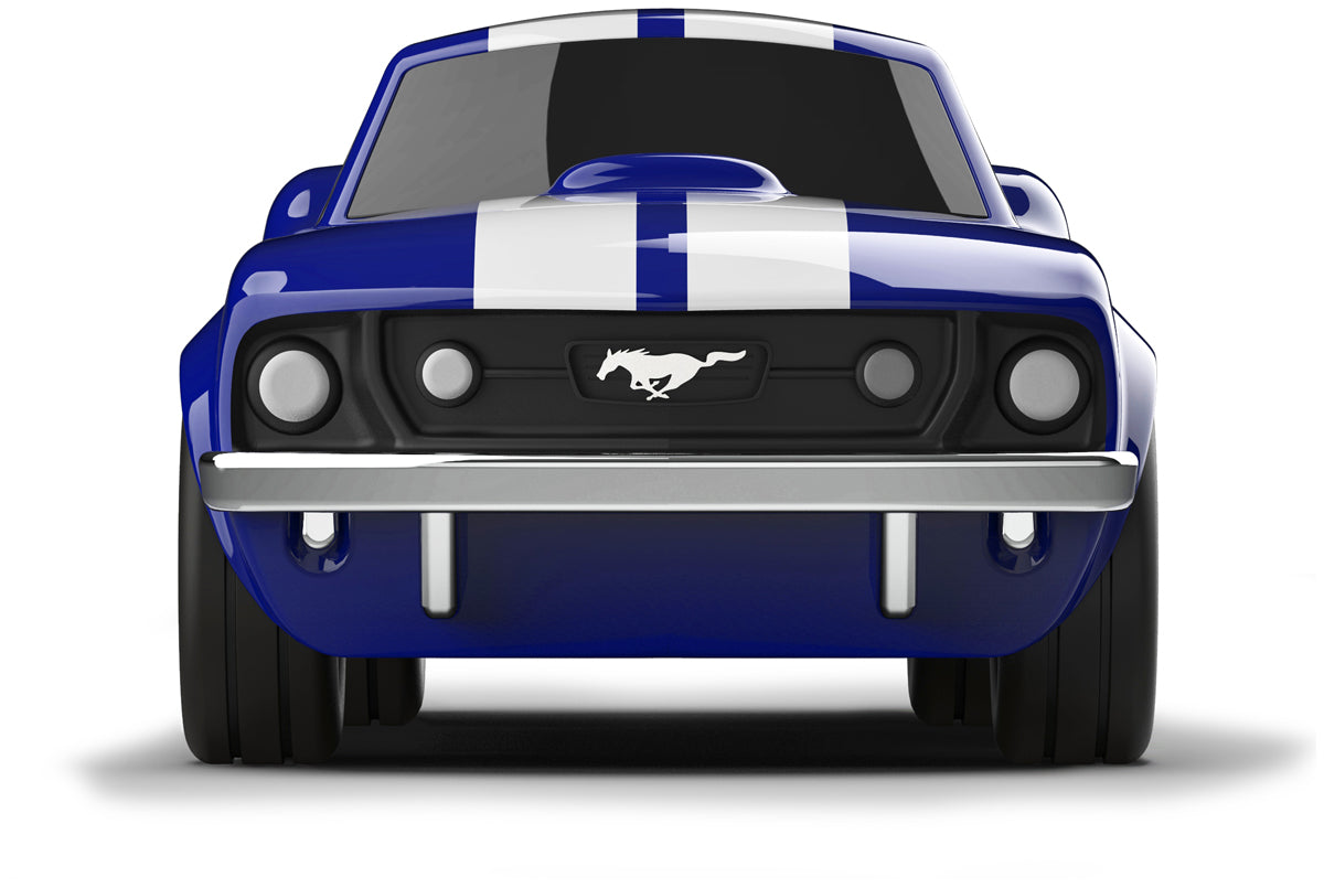Toy Car Ford Mustang Red - blue variant / Black Metal / White 3+