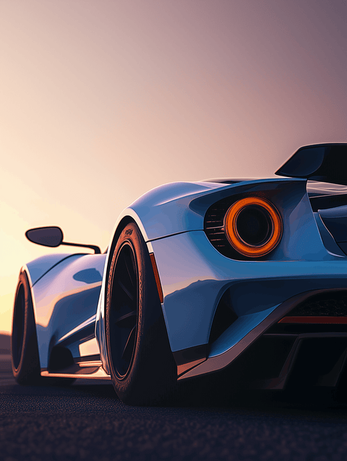 Affiche Oeuvre Ford GT40 Instinct de Pilote A3