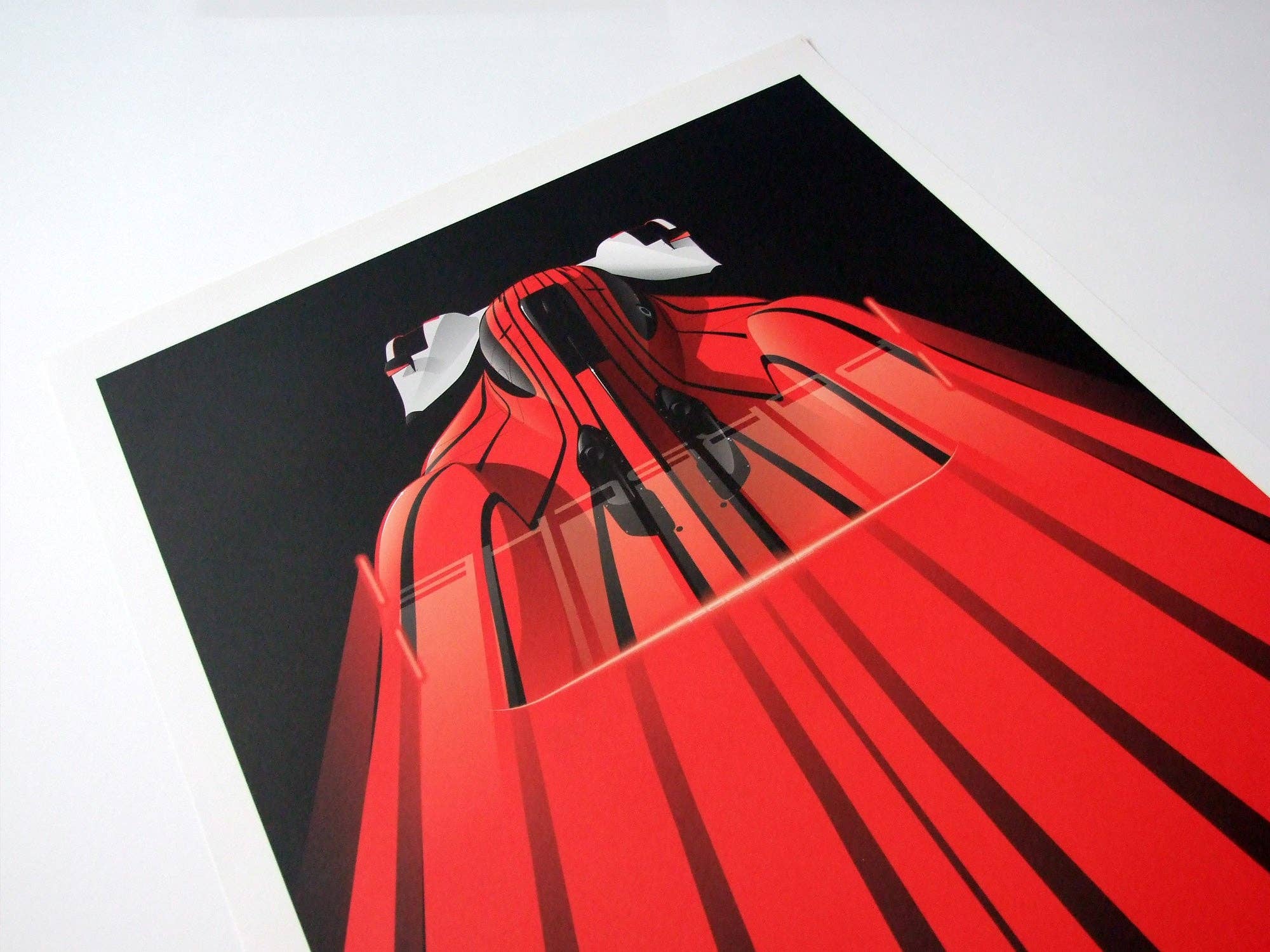 Affiche œuvre graphique numérotée Porsche 963 LMDh, 2023