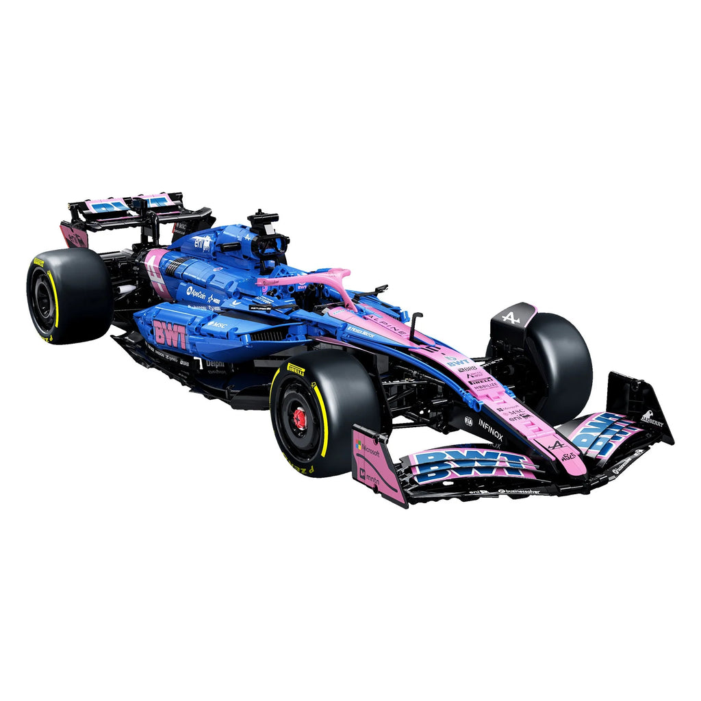 CaDA Kit de construction de voiture de Formule 1 Alpine A525 à l'échelle 1:8 2173 pièces C64012W