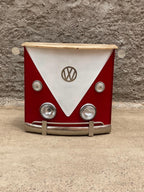 Bar mobile comptoir design Vw Noir&Gris variante Rouge&Blanc