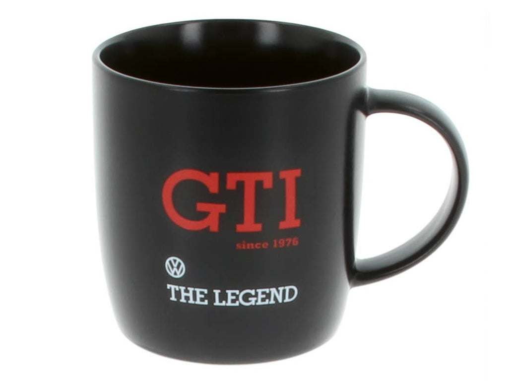 VW GTI Tasse à café 370 ml - NOIR ***ÉDITION SPÉCIALE 50e ANNIVERSAIRE***