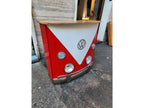 Bar mobile comptoir design Vw Noir&Gris variante Rouge&Blanc
