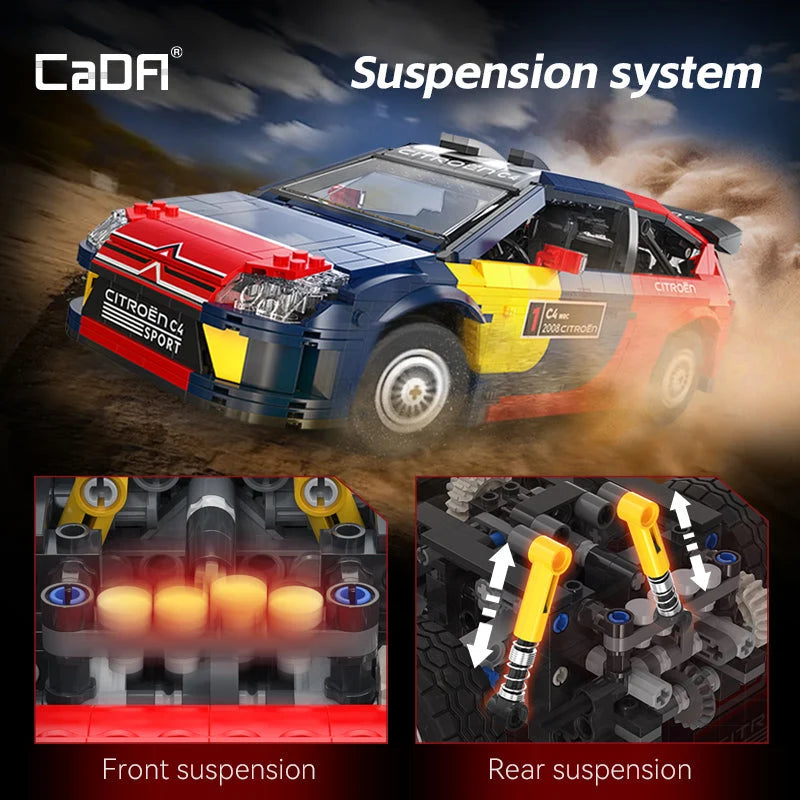 CaDA 1:12 Citroën C4 WRC 2008 C62005W