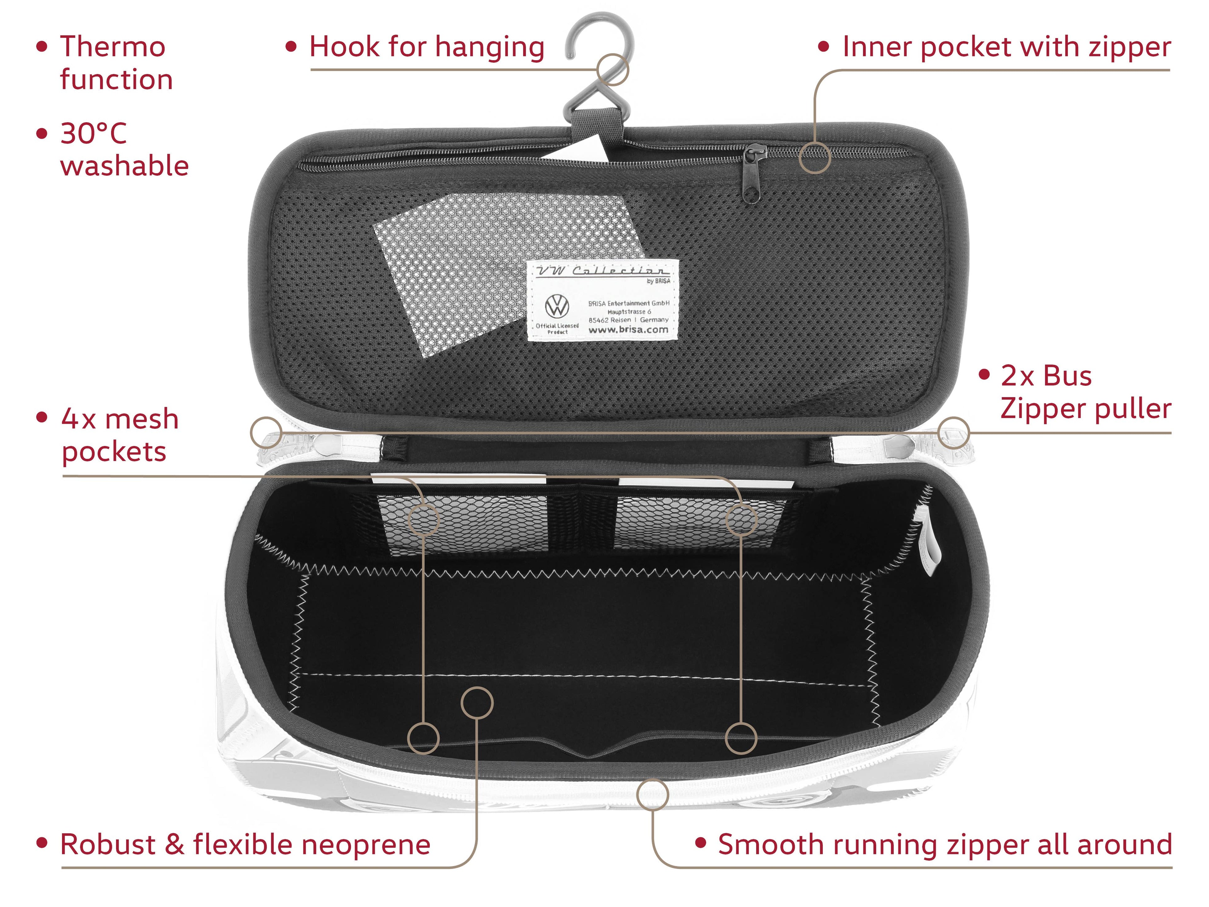 Trousse de toilette voyage Volkswagen grand modèle – Rose