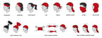 Écharpe tubulaire VW GTI Sport Leisure Gaitor Mask Headwear - BK