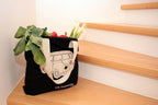 Sac cabas en toile VW T1 Bus - Noir