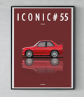 Affiche par Cirebox ICONIC BMW M3 (E30) #55