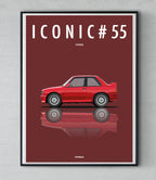 Affiche par Cirebox ICONIC BMW M3 (E30) #55