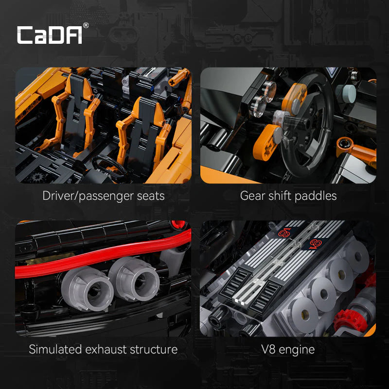 CaDA Master 1:8 Mercedes-AMG GT3 5466PCS C64008W