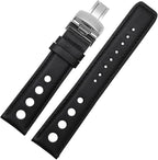Montre Tissot SuperSport PRS 516 Chrono Bracelet Cuir Noir Aiguilles Rouge 100.417.16.051.00