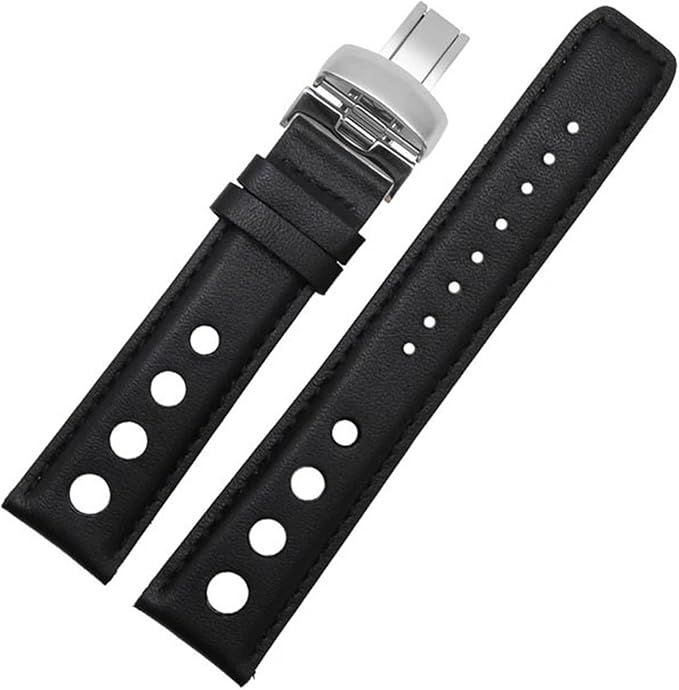 Montre Tissot SuperSport PRS 516 Chrono Bracelet Cuir Noir Aiguilles Rouge 100.417.16.051.00