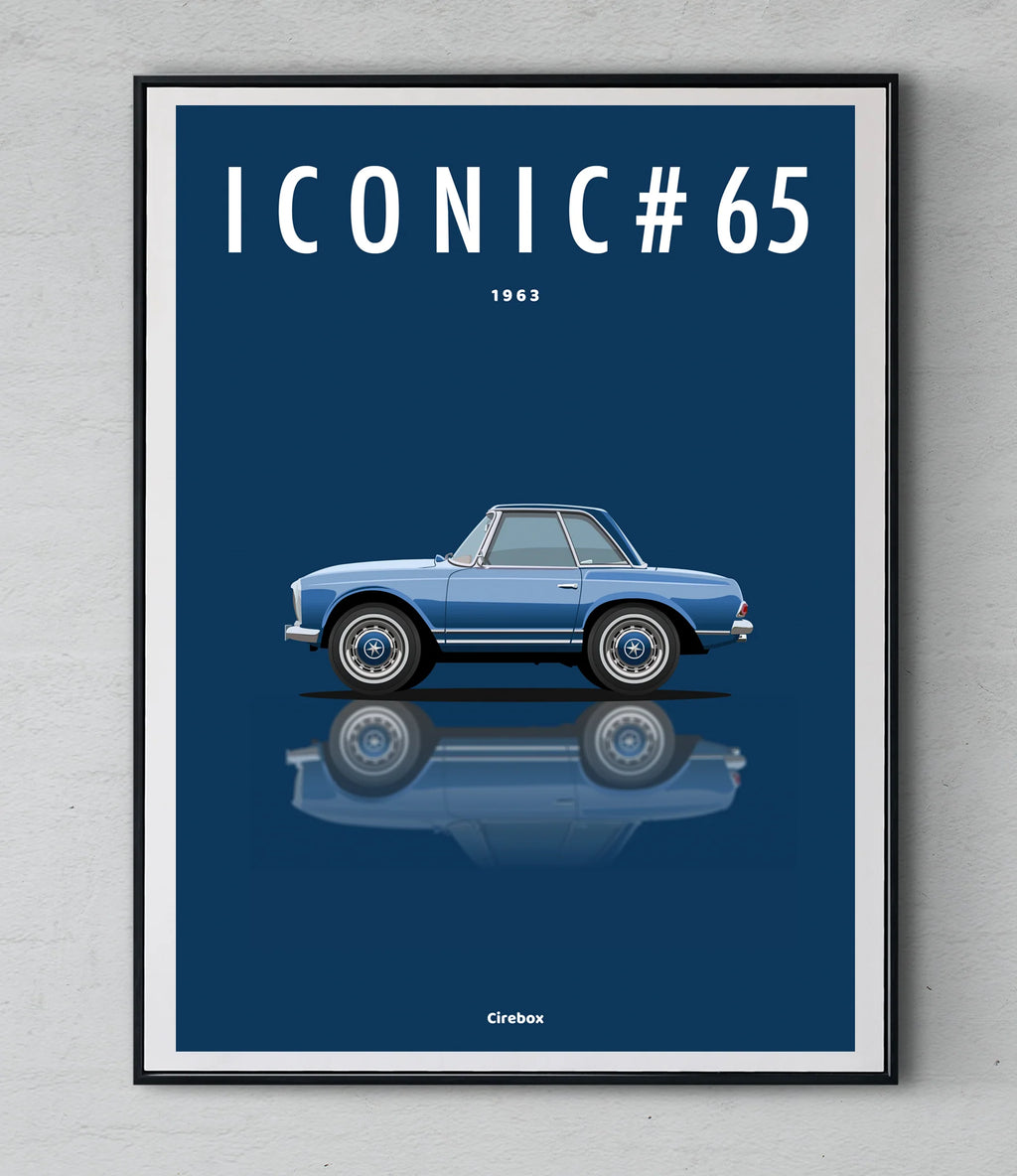 Affiche par Cirebox ICONIC MERCEDES 230SL (W113) #65