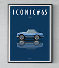 Affiche par Cirebox ICONIC MERCEDES 230SL (W113) #65
