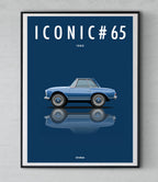 Affiche par Cirebox ICONIC MERCEDES 230SL (W113) #65
