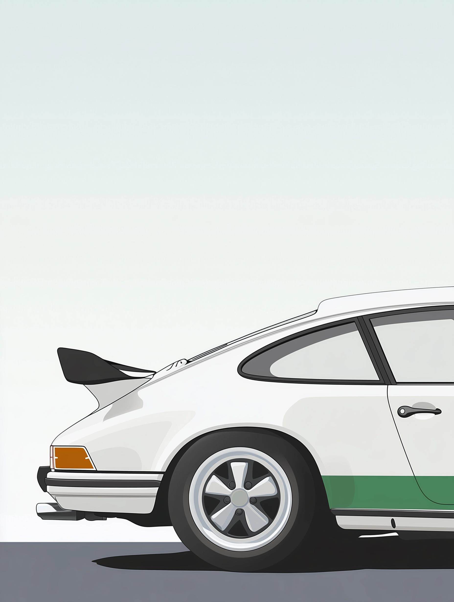 Affiche oeuvre 911 Élégance Rétro A3