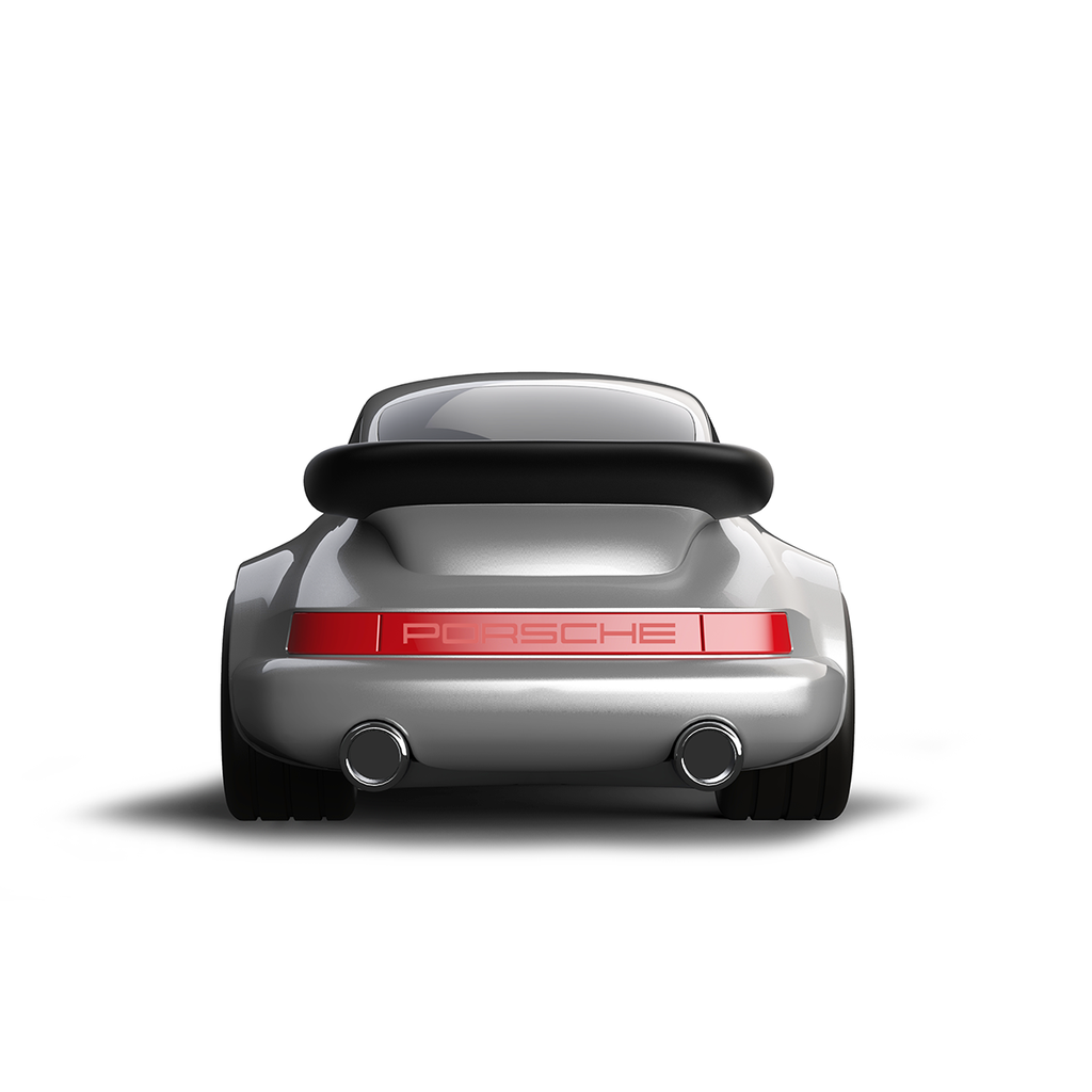 Jouet Petite voiture Baghera Porsche 911 Yellow - variante Black Metal / Silver Metal / Red 3+