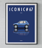 Affiche par Cirebox ICONIC PEUGEOT 205 GTI 1,9 #67