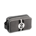 Trousse de toilette homme Bobby gris et noir en toile NBN2