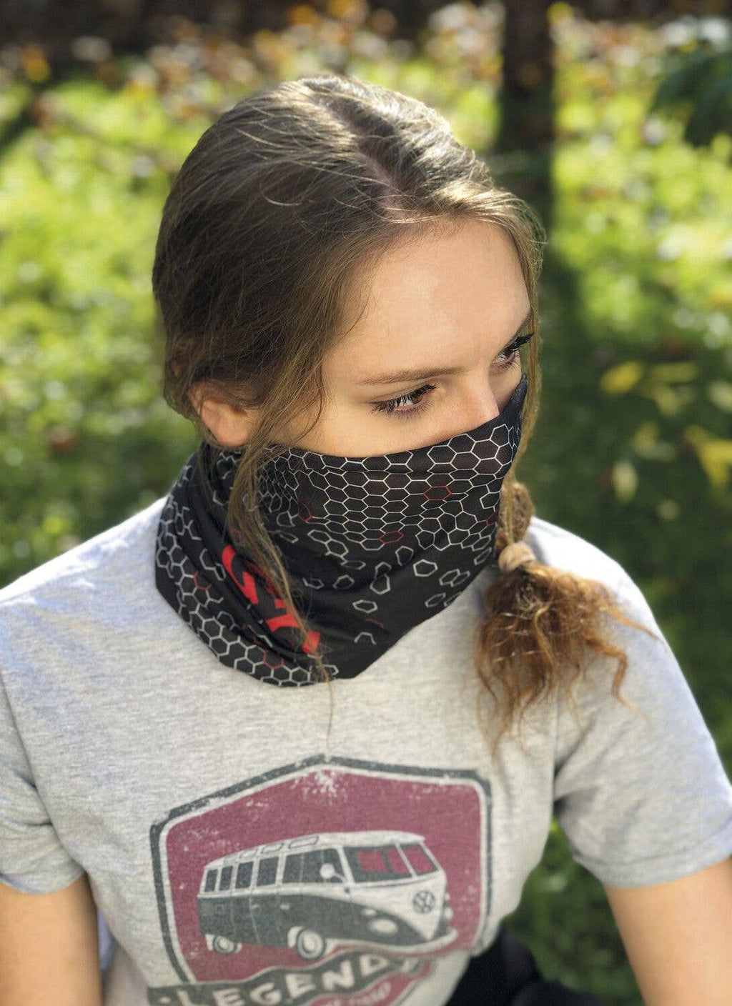 Écharpe tubulaire VW GTI Sport Leisure Gaitor Mask Headwear - BK