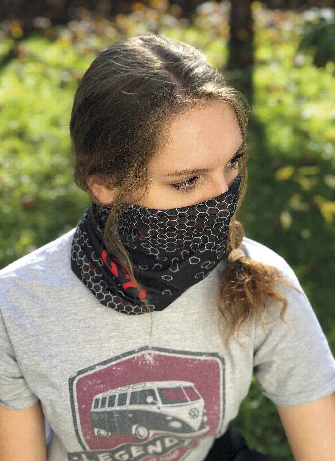 Écharpe tubulaire VW GTI Sport Leisure Gaitor Mask Headwear - BK