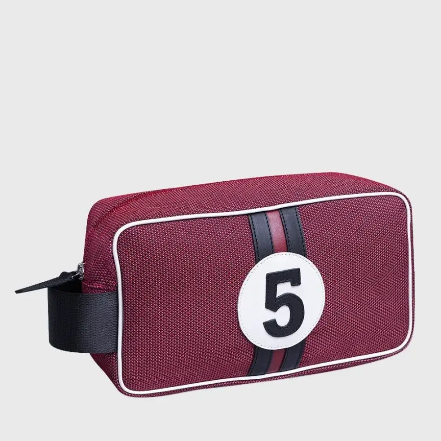 Trousse de toilette en tissu Bobby noir rouge noir numéro 5