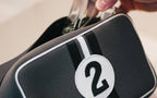 Trousse de toilette homme Bobby gris et noir en toile NBN2