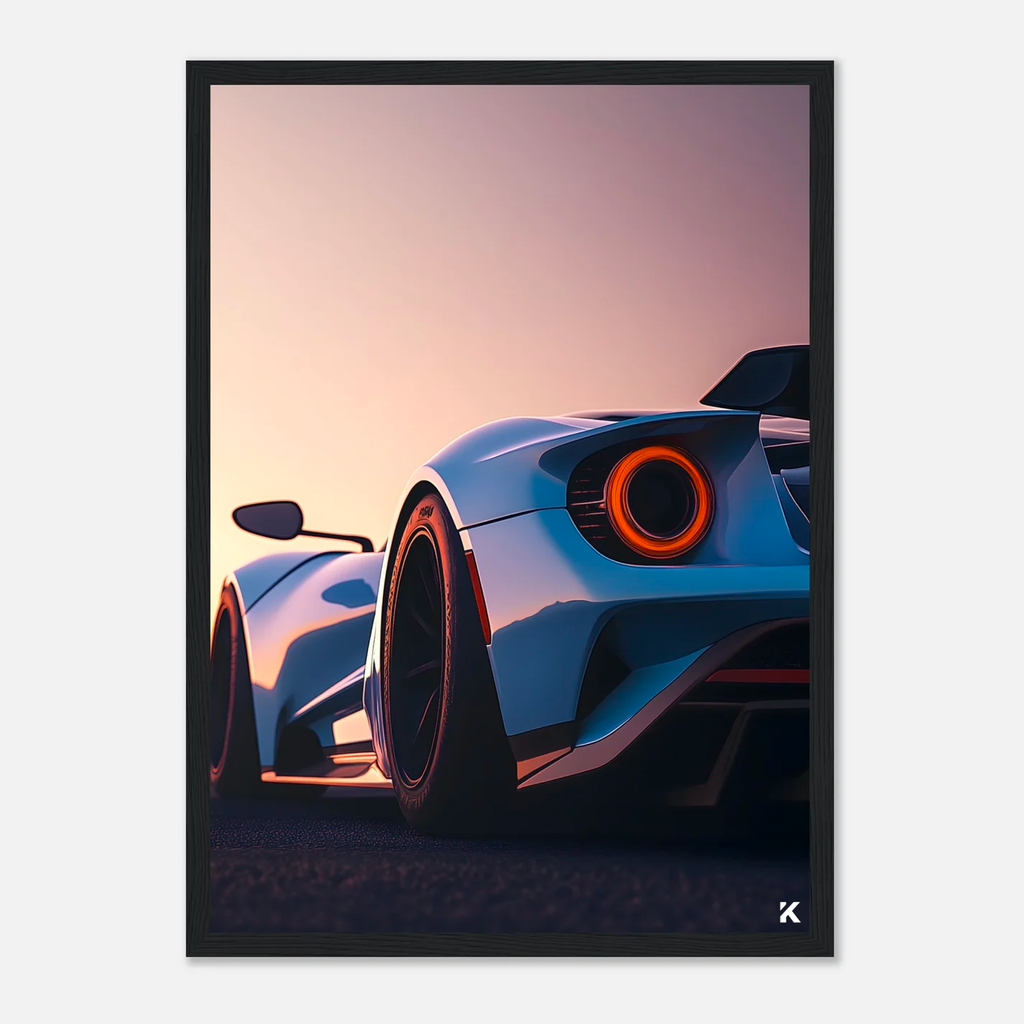 Affiche Oeuvre Ford GT40 Instinct de Pilote A3