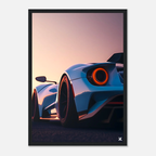 Affiche Oeuvre Ford GT40 Instinct de Pilote A3