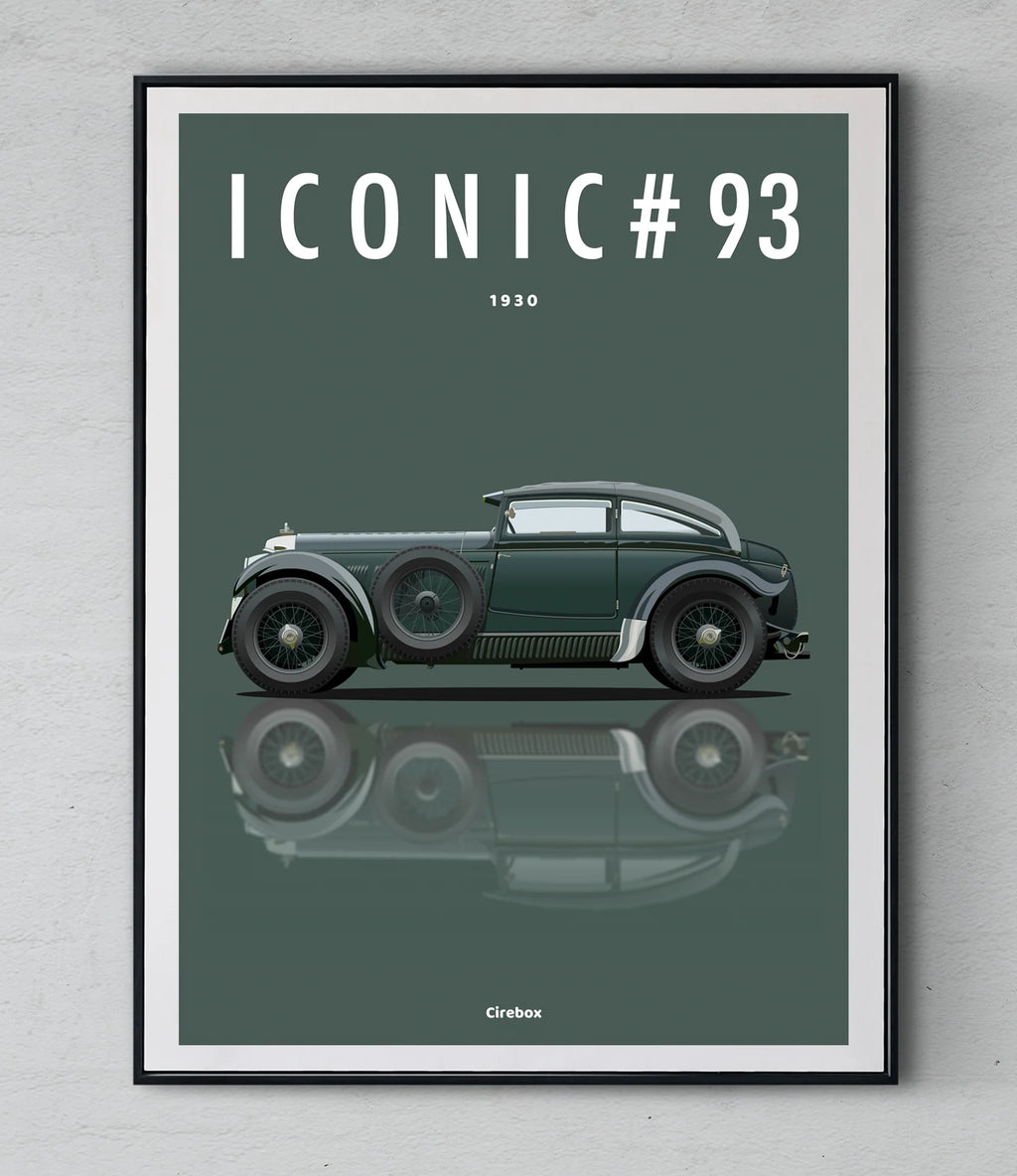 Affiche par Cirebox ICONIC BENTLEY BLUE TRAIN #93