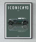 Affiche par Cirebox ICONIC BENTLEY BLUE TRAIN #93